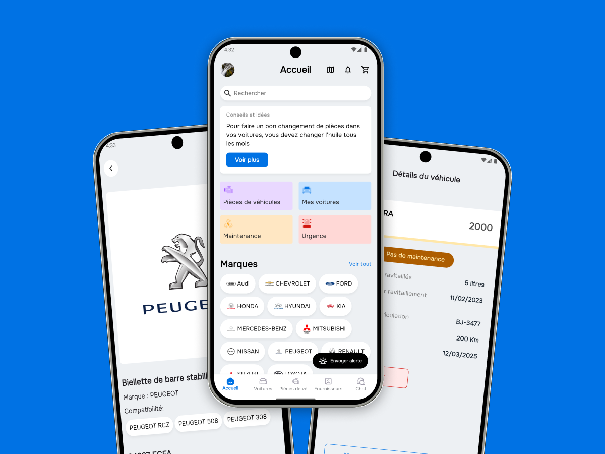 Application pour gestion de flotte